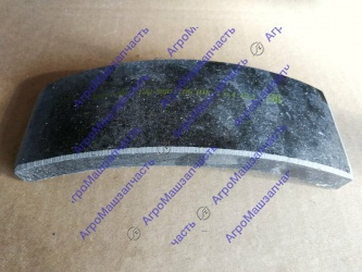 НАКЛАДКА ТОРМОЗНОЙ КОЛОДКИ ПЕРЕДНЕЙ ЗИЛ-130 130-3501105 70*202.5*16ММ