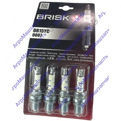 СВЕЧА DR15YC БРИСК М14Х19 КЛЮЧ НА 16ММ ВАЗ-2110-70 16КЛАПАННЫЙ ДВИГАТЕЛЬ КОМПЛЕКТ 4ШТ