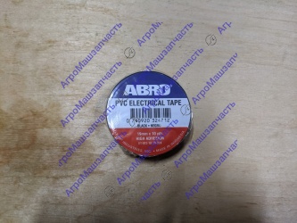 ЛЕНТА ИЗОЛЯЦИОННАЯ ПВХ 19ММ*9,1М ЧЕРНАЯ ABRO
