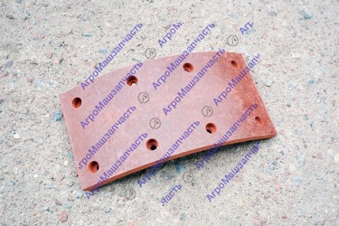 НАКЛАДКА ТОРМОЗНОЙ КОЛОДКИ ЗАДНЕЙ ГАЗ-3307, 3309 53-3502105-01 0,5-ДЛИНЫ