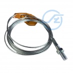 ТРОС ГАЗА 551639-1108596 ГОЛЫЙ МАЗ-5516 3460ММ