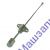 ТРУБКА ТНВД 7511-1104308-10 С ФЛАНЦЕМ ПРЯМАЯ 618ММ 1ШТ
