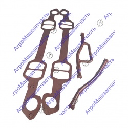 ПРОКЛАДКА КОЛ ВПУСК ЗИЛ-130 КОМПЛ 4ШТ ПАУК 130-1008114/8214/15 КРАСНЫЕ